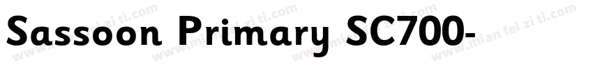 Sassoon Primary SC700字体转换